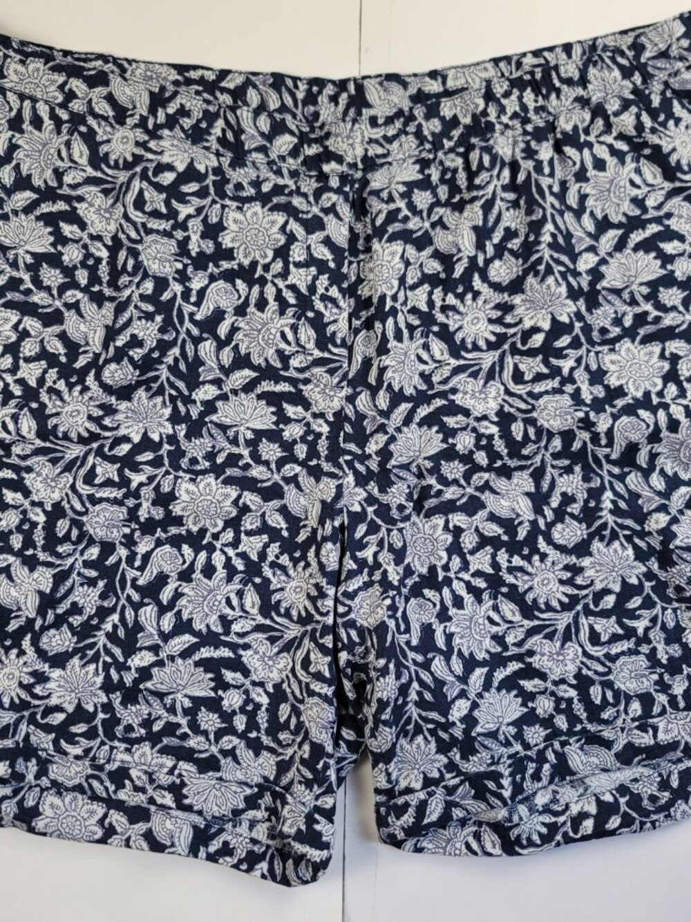 J Jill Pure Jill Pull On Shorts 3X Plus Plus Size Floral Summer Coastal Resort - Picture 2 of 8
